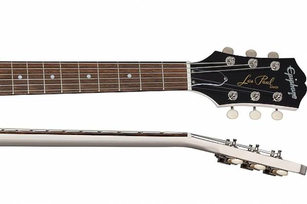 Epiphone EIBJALPJCWNHPP Billie Joe Armstrong Les Paul Junior Pack de lecteur de guitare électrique (Blanc classique)