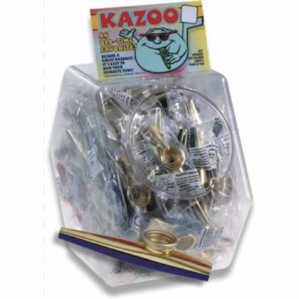 Grover GR12550 Trophy Tub of Metal Kazoos - 40 Pack