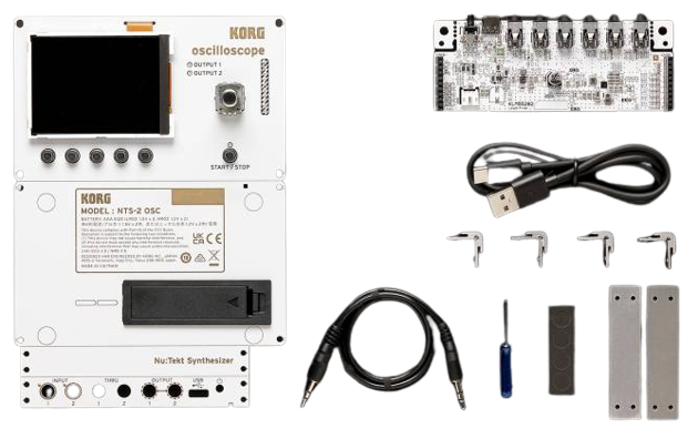 Korg NTS2OSCBOOK NT2 Oscilloscope Kit and Patch and Tweak Book