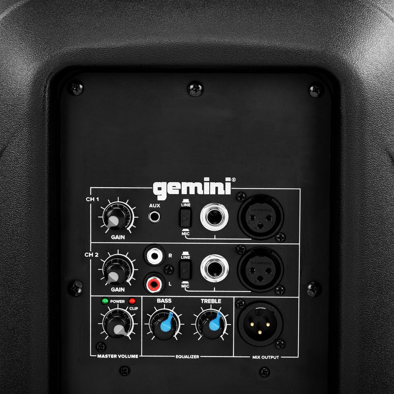 Gemini AS-2110P Haut-parleur actif 1000 watts - 10"