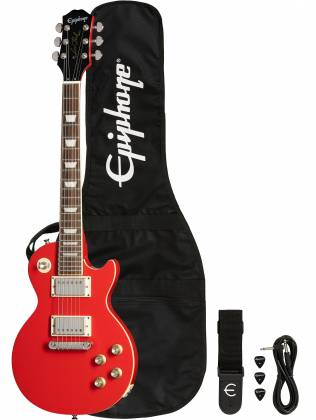 Epiphone POWER PLAYERS Electric Guitar Bundle - 3/4 Size (Lava Red)