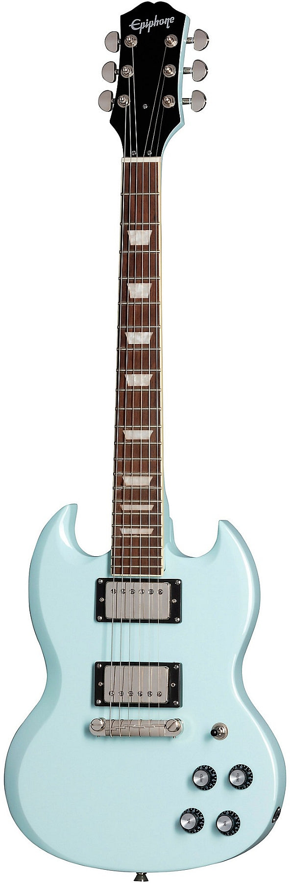 Epiphone POWER PLAYERS SG Electric Guitar Bundle - 3/4 Size (Ice Blue)