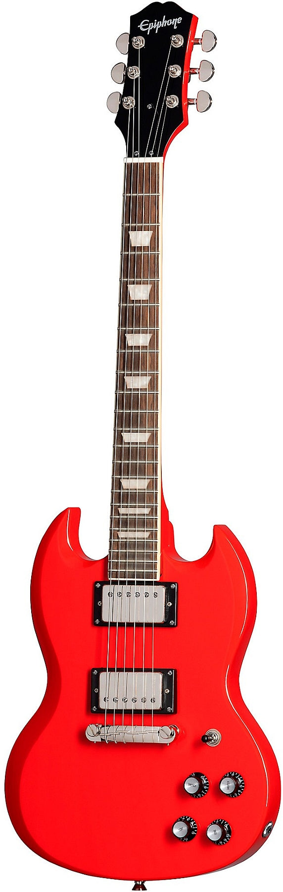 Epiphone POWER PLAYERS SG Electric Guitar Bundle - 3/4 Size (Lava Red)