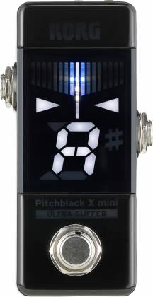 Korg PBXMINI Pitchblack X Mini accordeur à pédale chromatique