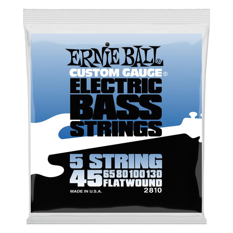 Ernie Ball 2810EB Flatwound Bass Strings Group V - .045-.130