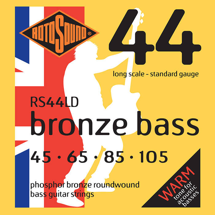 Rotosound RS44LD Phosphor Bronze Acoustic Bass Strings 45-105