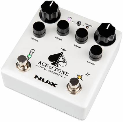 NuX NDO-5 Ace Of Tone Dual Overdrive Effects Pedal