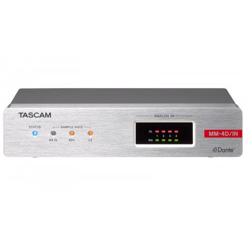 Tascam MM-4D/in-x 4-channel Dante Input - Xlr - Red One Music