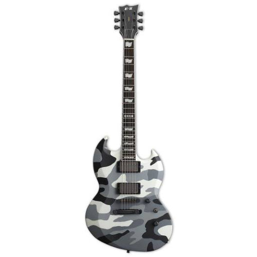 ESP E-II VIPER Electric Guitar (Urban Camo)