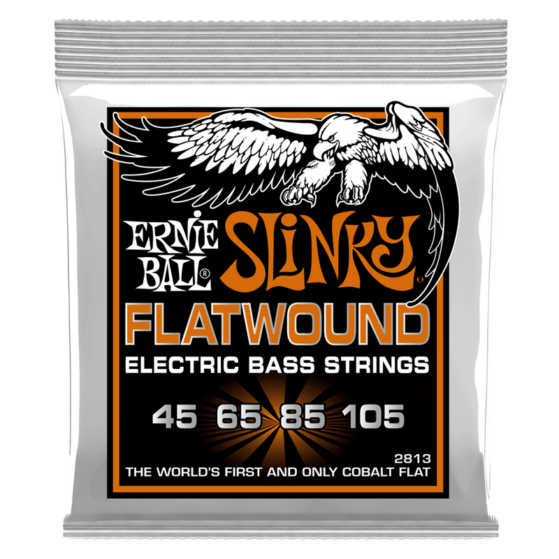 Ernie Ball 2813EB Hybrid Slinky Flatwound Bass Strings 45-105