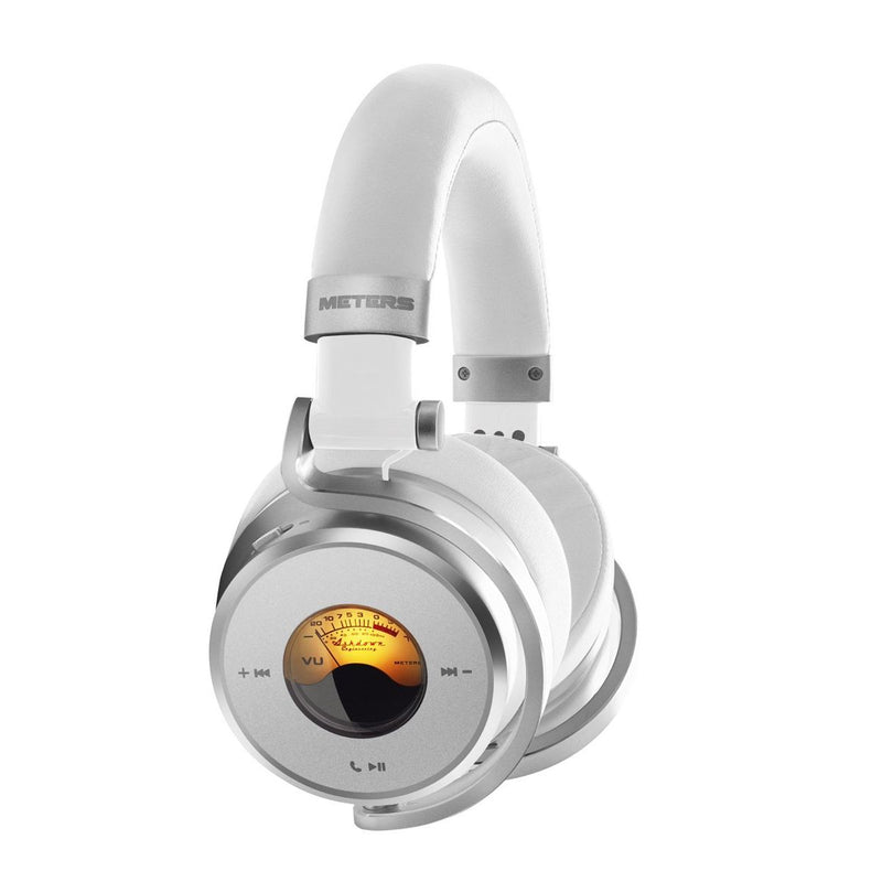 Meters M-OV1BC-WHT Bluetooth Wireless Over Ear Headphones - White