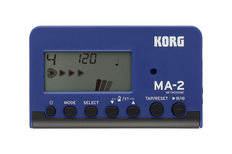 Korg MA2BLBK Métronome numérique (noir et bleu)