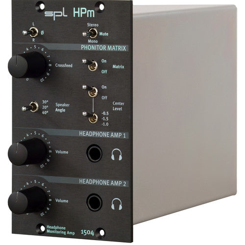 Amplificateur de surveillance de casque SPL HPM dans un module rack série 500 à double emplacement 