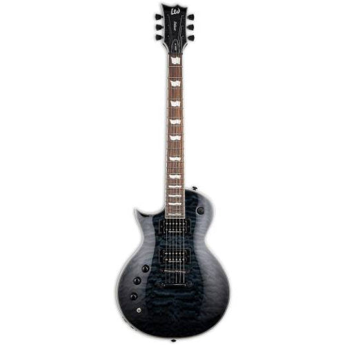 ESP LTD EC-1000 PIEZO Left-Handed Electric Guitar (See-Thru Black)