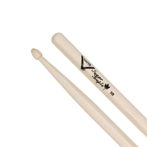 Vater VSM5BW Sugar Maple 5B Wood Tip Drumsticks