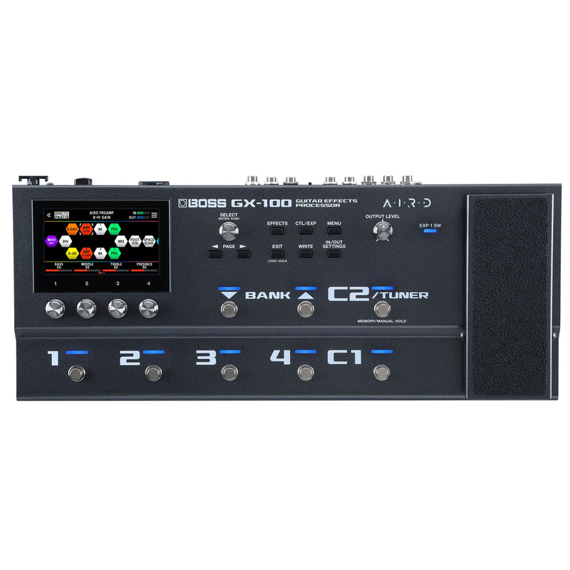 BOSS GX-100 Processeur multi-effets de guitare électrique et modélisateur AMP avec écran tactile