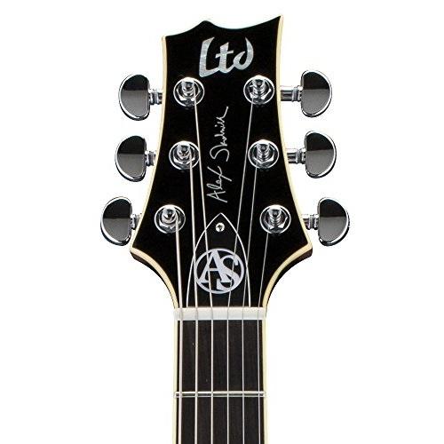 Esp Ltd As-1 Alex Skolnick Electric Guitar Lemon Burst Flame Maple - Red One Music