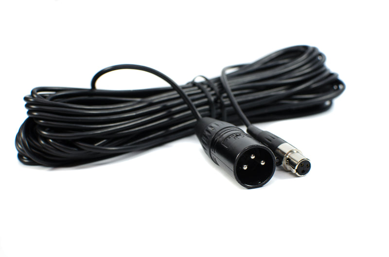 Câble CAD 40-354 terminé avec XLR-M et TA3F professionnels à 3 broches (30')