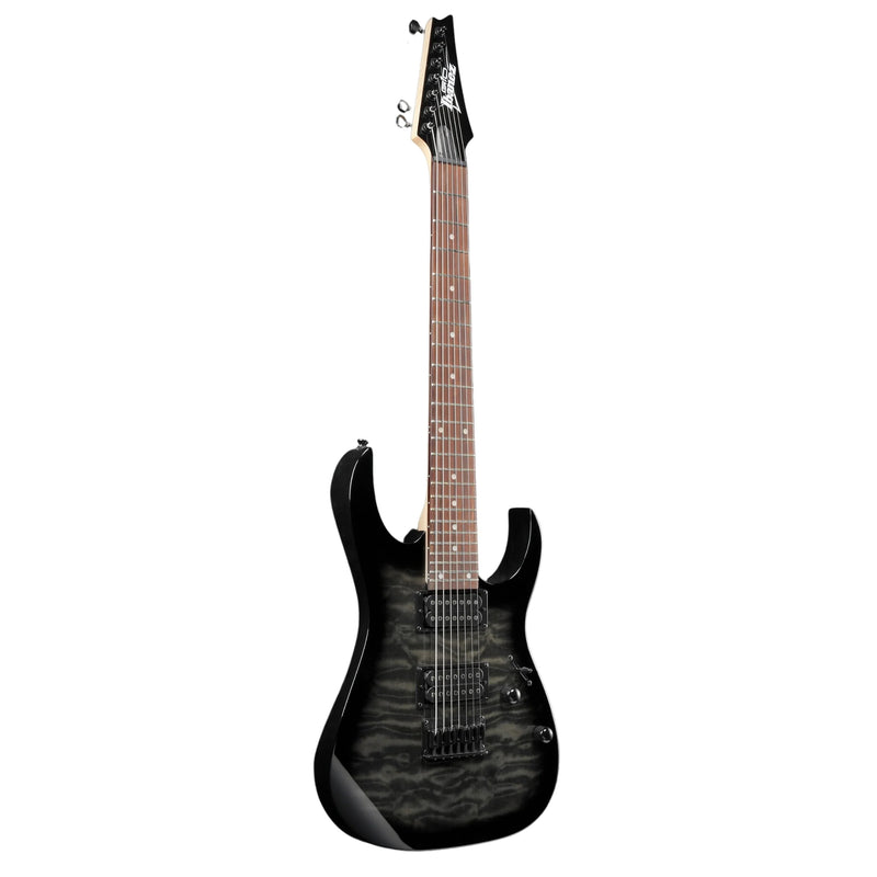 Ibanez GIO Series 7 String Electric Guitar (Quilted Maple Black)