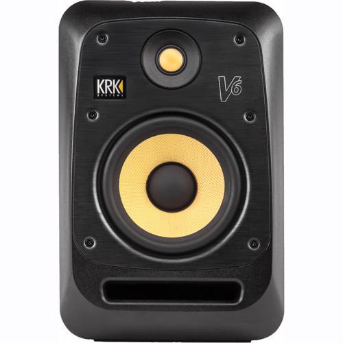 KRK V6S4 V Series - 155W 65 Powered Reference Monitor - Red One Music