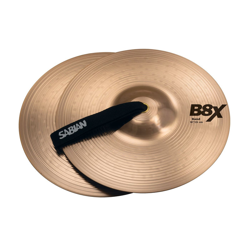 Sabian 41022X B8X Marching Band Cymbals - 10"