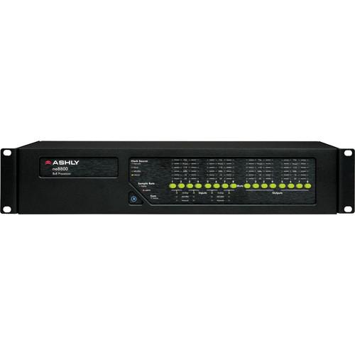 Ashly Ne8800Ms Network Enabled Digital Signal Processor With Mic Input And Aes Output Options - Red One Music