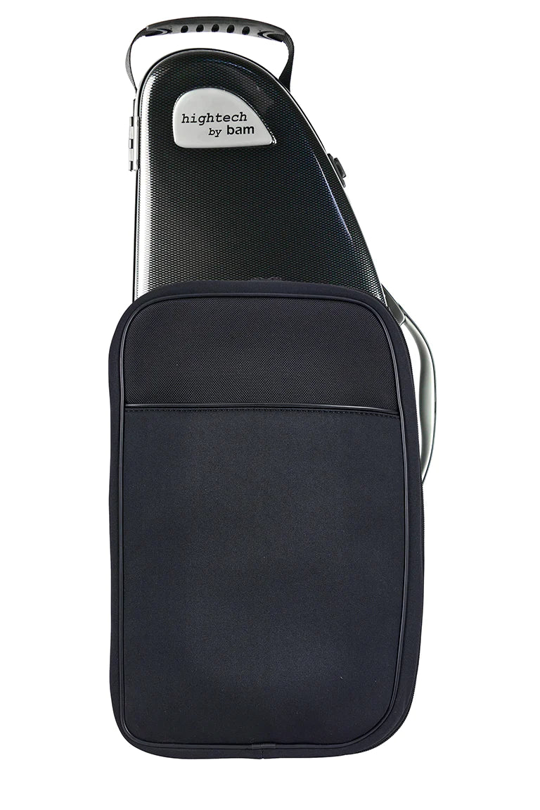 Bam 4101XLPC Hightech Alto Saxophone Case With Pocket (Black Carbon)