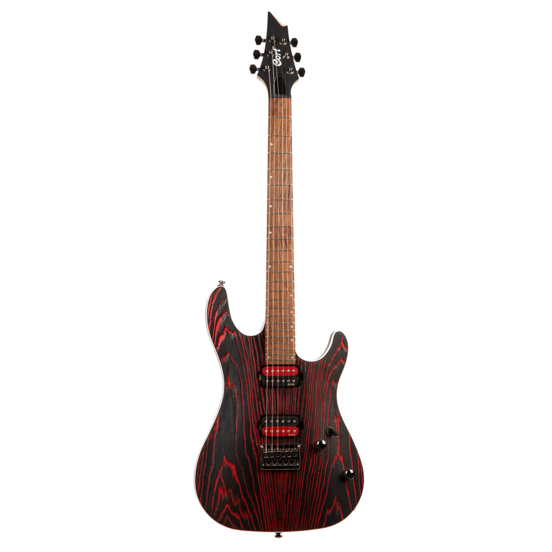 Cort KX300-ETCHED-EBR Guitare électrique (gravé noir rouge)