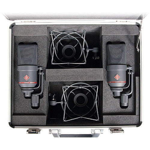 Neumann TLM 170 R MT STEREO Microphone à condensateur de studio multi-motifs à large membrane (ensemble stéréo, noir)