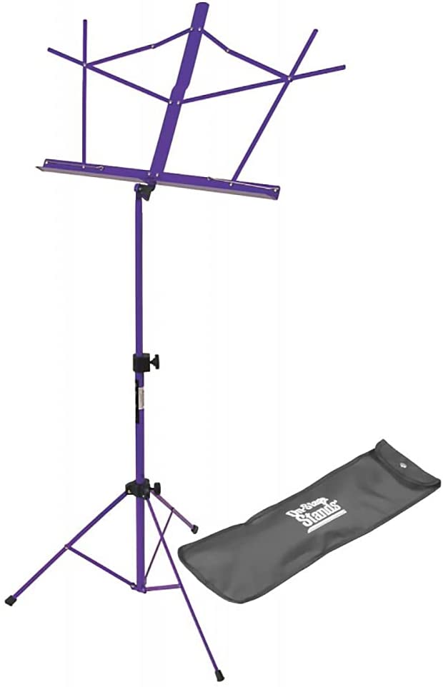 On-Stage SM7122PB Compact Sheet Music Stand with Bag - Purple