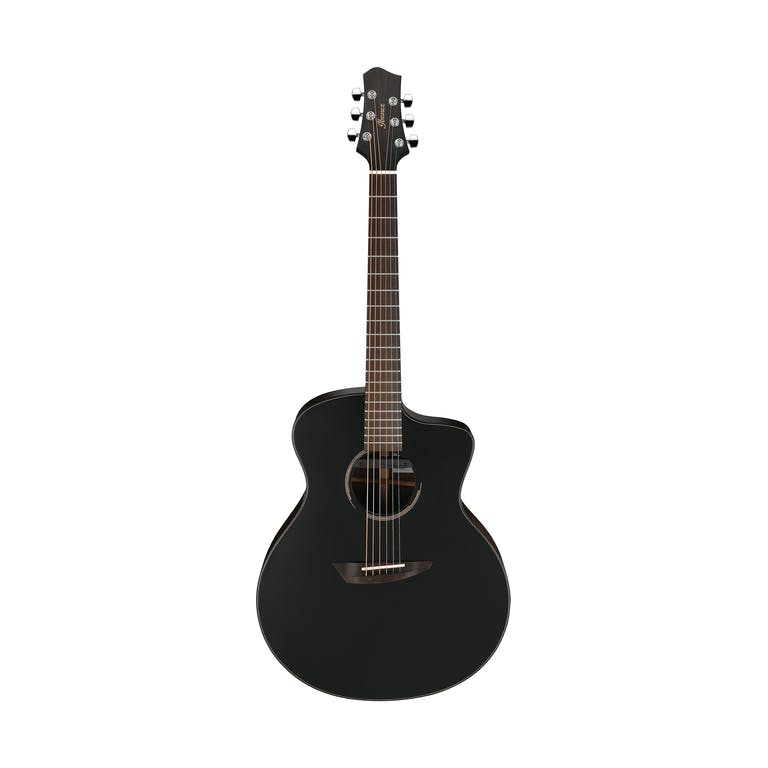 Ibanez JGM10BSN  Jon Gomm Acoustic Guitar - Black Satin Top, Natural High Gloss Back and Sides