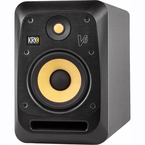 KRK V6S4 V Series - 155W 65 Powered Reference Monitor - Red One Music