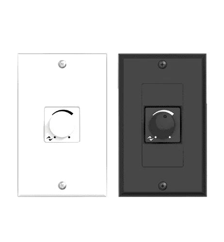 Powersoft Decora Wall Mount Source Selector for Install and Mezzo Amplifiers (Black & White - Part