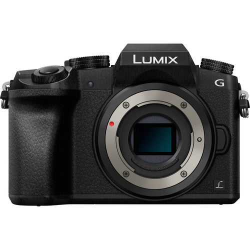 Panasonic Lumix DMC-G7 Mirrorless Micro Four Thirds Digital Camera w/ 14-42mm & 45-150mm Lenses - Black