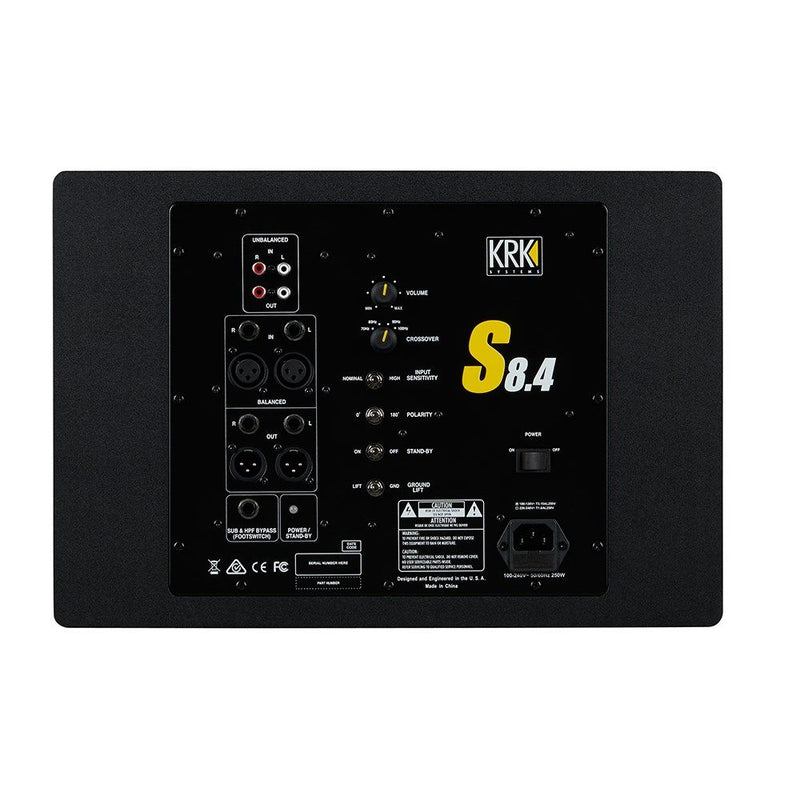 KRK S8.4 Studio Subwoofer - 8"