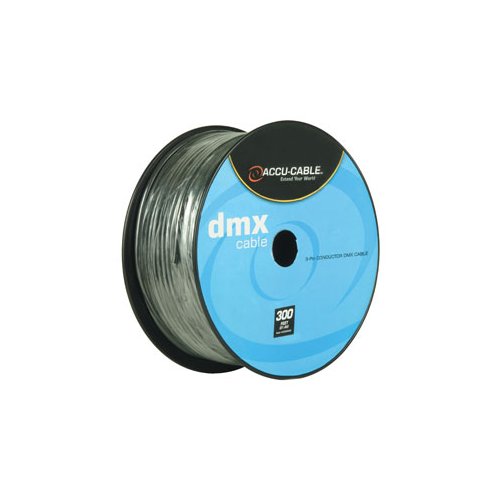 American DJ AC3CDMX300 Accu-Cable Bobine de câble DMX XLR 3 broches 300 pieds