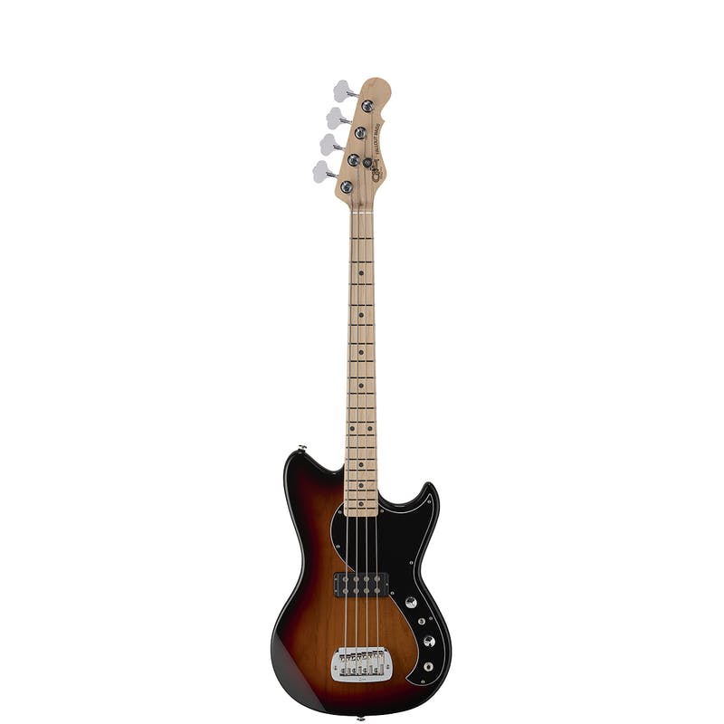 G&L FULLERTON DELUXE FALLOUT BASS Alder Body w/ Maple Fretboard Electric Bass Guitar - 3 Tone Sunburst