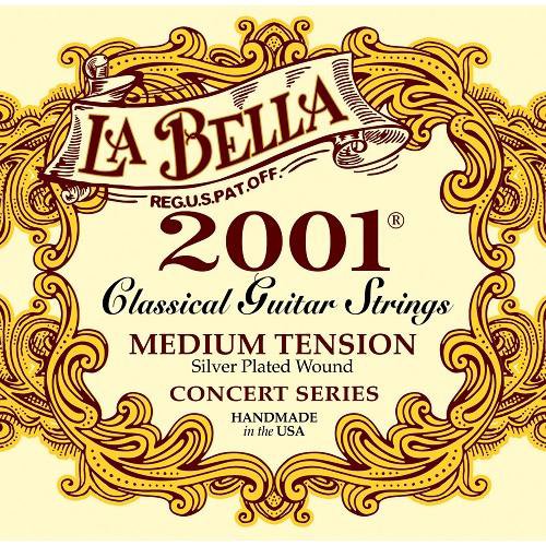 La Bella 2001 Medium Tension Strings - Red One Music