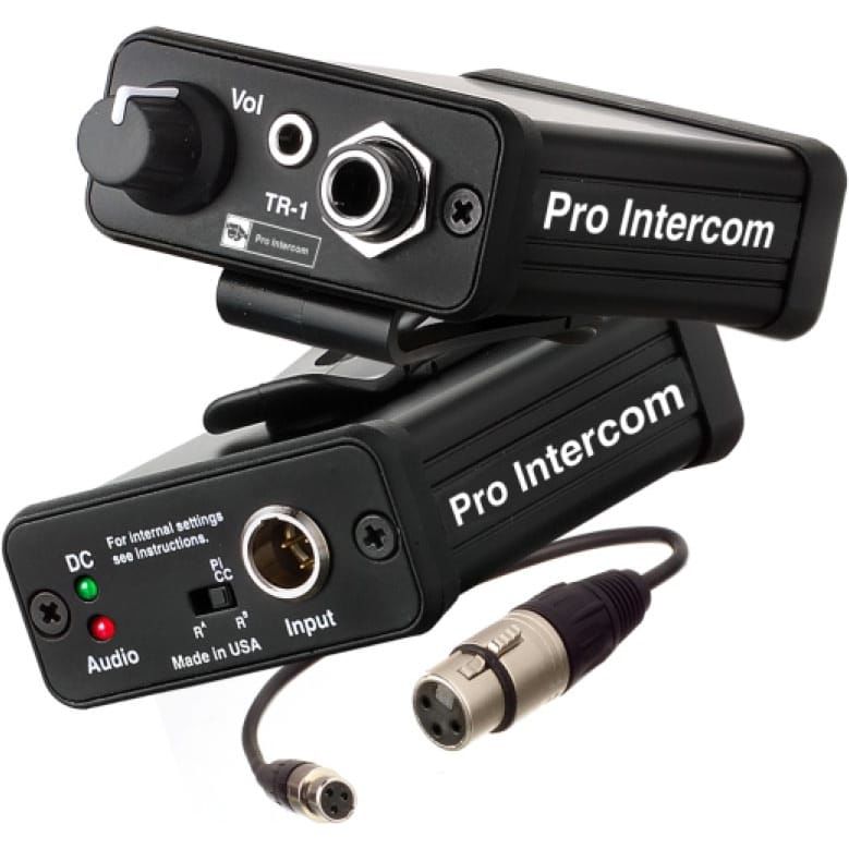 Proical intercom tr1 plug ifb circuit talent récepteur