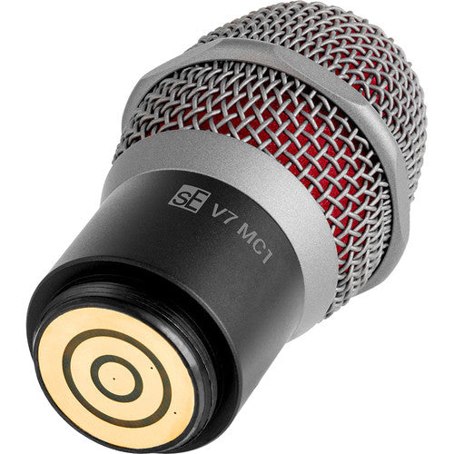 SE Electronics SE-V7MC1 Capsule de microphone dynamique supercardioïde pour émetteurs portables sans fil Shure (argent)