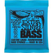 Ernie Ball Bass Extra Slinky 2835Eb Electric Nickel Wound Bass Set 040 -095 - Red One Music