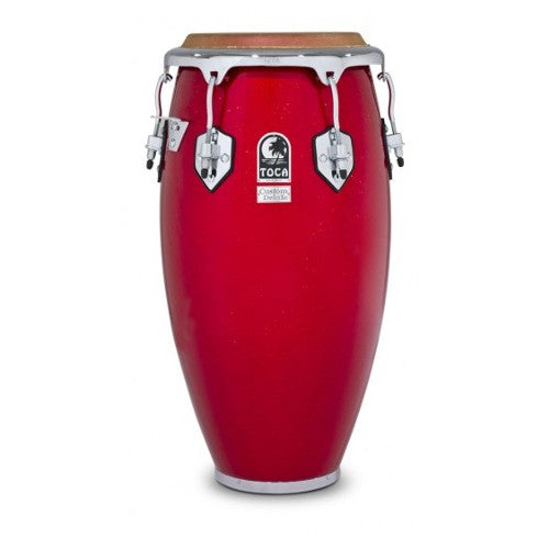 Toca 4611FR Custom Deluxe Fiberglass Quinto - Red Sparkle