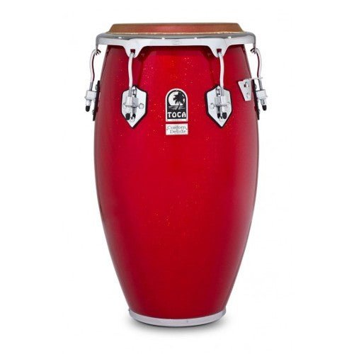 Toca 4612-1/2FR Custom Deluxe Fiberglass Tumba - Red Sparkle