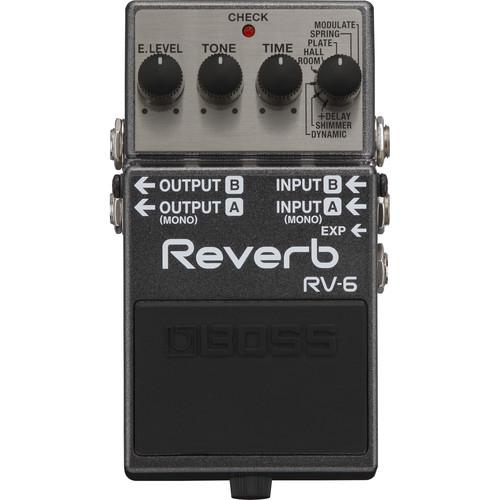 Boss Rv-6 Reverb Pedal - Red One Music