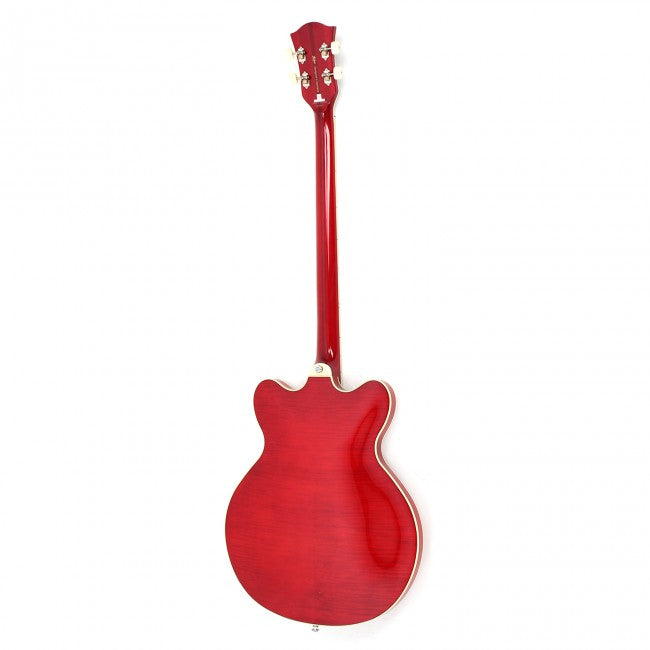 Hofner CONTEMPORARY Verythin Bass - Transparent Red