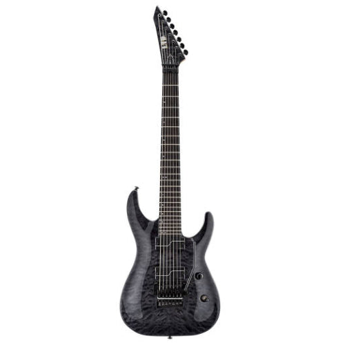 ESP LTD BUZ-7 Series 7-String Electric Guitar (See-Thru Black)