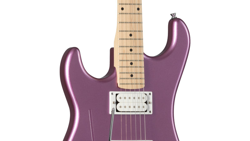 Kramer KPC-PPCFLH Pacer Guitare électrique classique avec humbuckers Alnico V Classic pour gaucher - Purple Passion