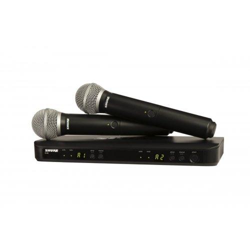 Shure BLX288/PG58-H9 double système de micro portable sans fil fréquence H9