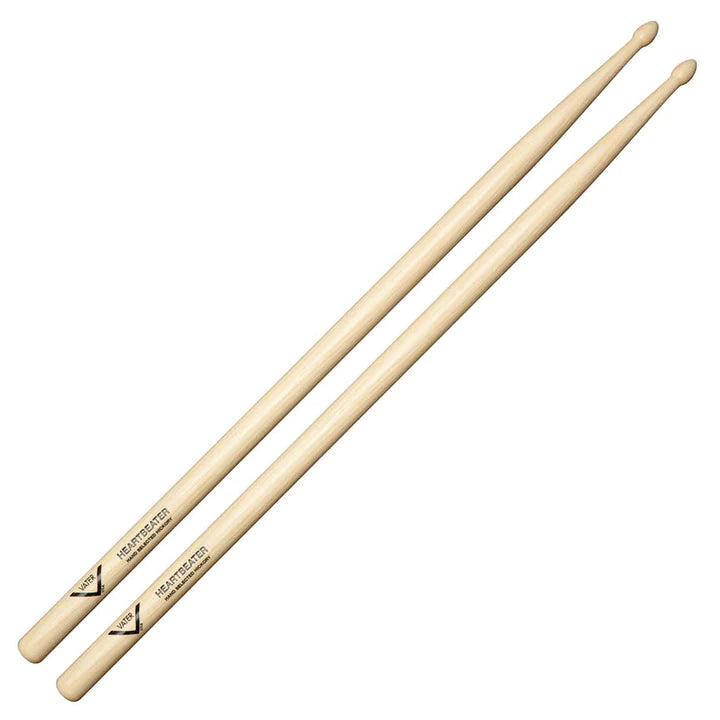 Vater VHHBW American Hickory Heartbeater Wood Tip Drumsticks