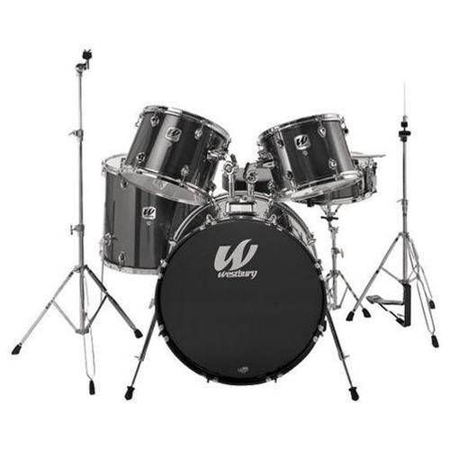 Westbury W575T-BS 5-Piece Stage Drum Kit with Throne in Black Sparkle